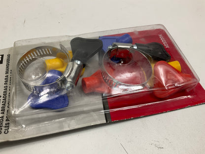 (5) AutoCraft AC5220K Key Hose Clamps, No. 20, 2 Pack, Range: 3/4'' - 1-3/4''