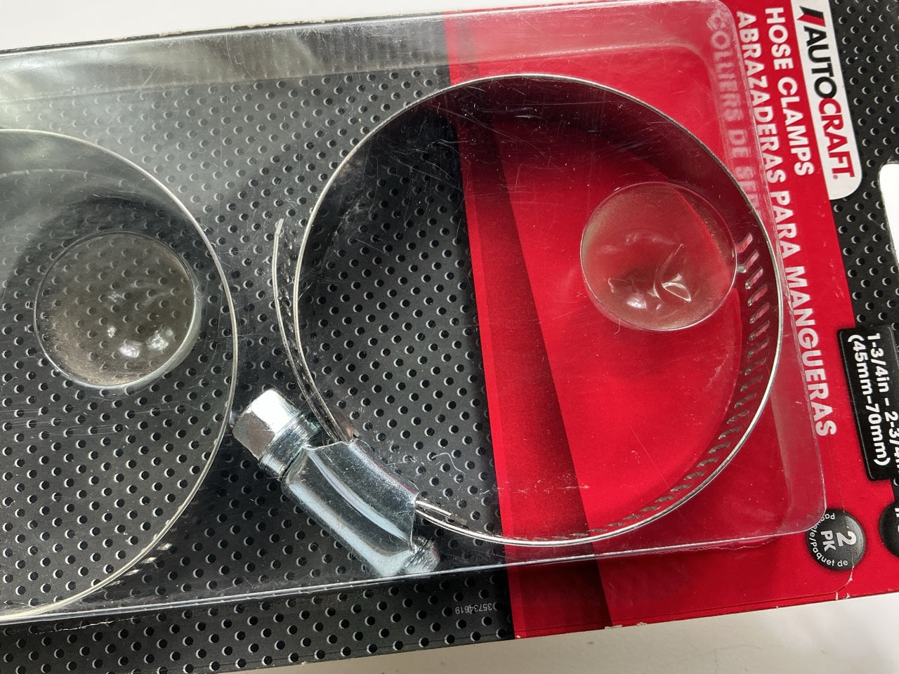 Autocraft AC5236V - 1-3/4'' - 2-3/4'' Hose Clamps - Pack Of 2
