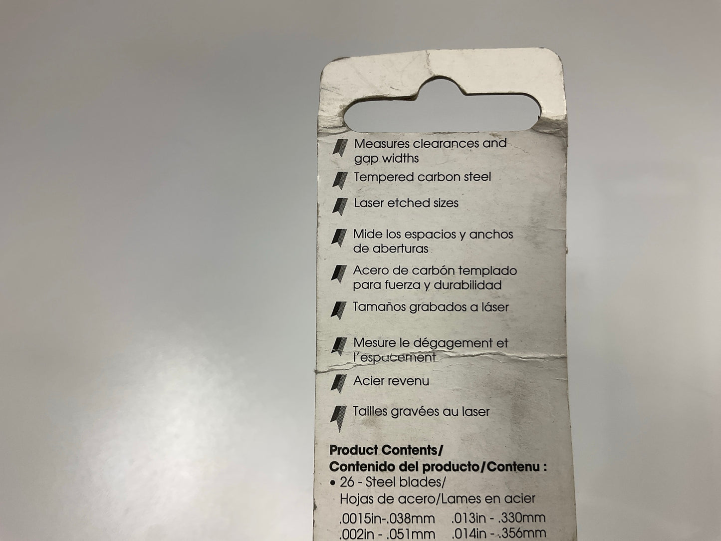 Autocraft AC545 26 Blade Valve Tapper Feeler Gauge