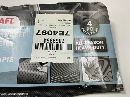 Autocraft AC5704C Clear Cut-to-fit Heavy Duty Rubber Floor Mat