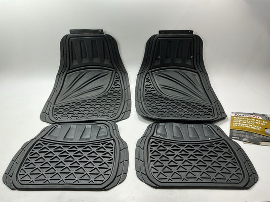 Autocraft AC6204B 4 - Piece Cut-to-fit Heavy Duty Rubber Floor Mats