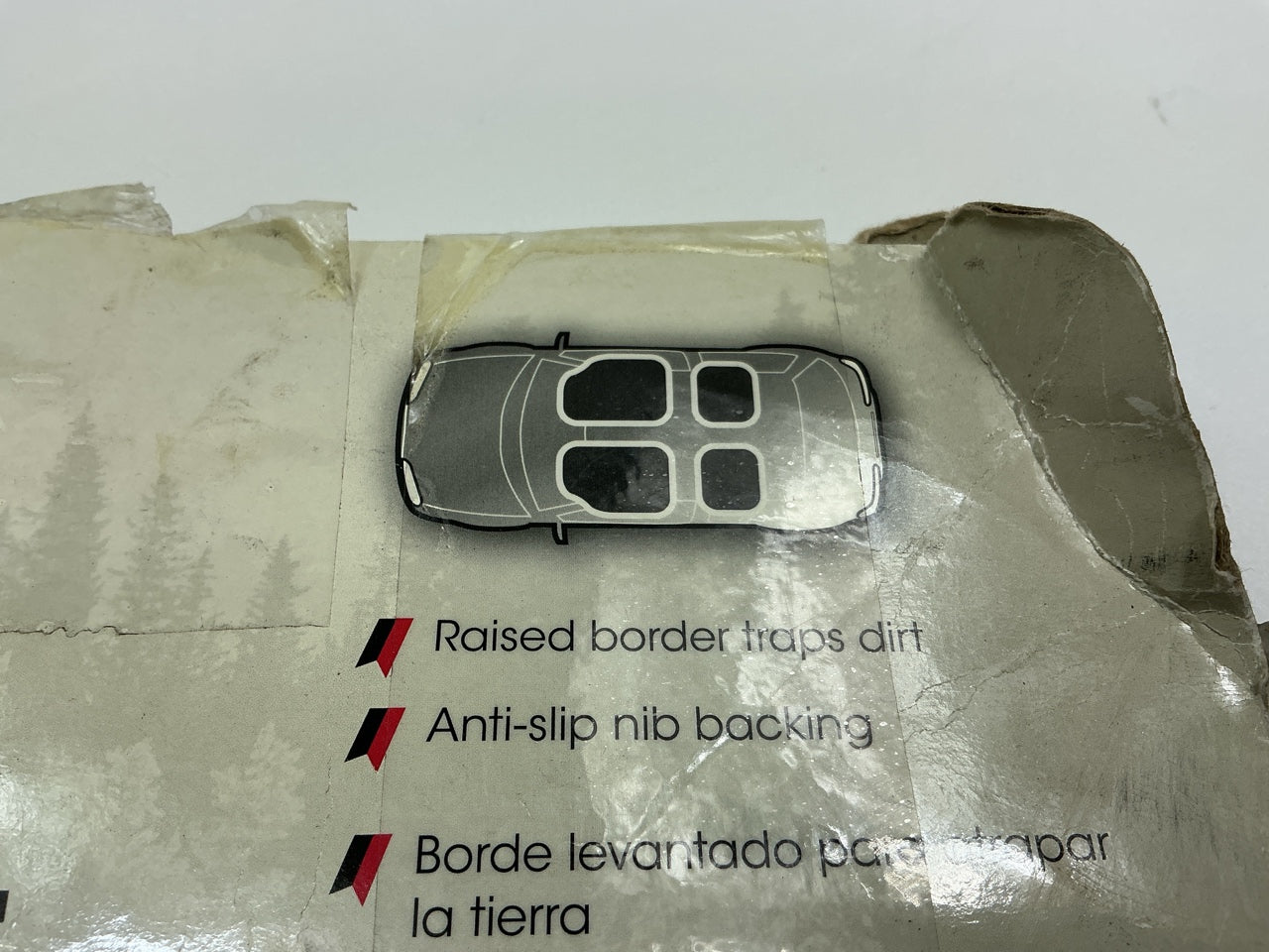 Autocraft AC6204T Universal Heavy Duty 4-Piece Tan Beige Rubber Floor Mats Set