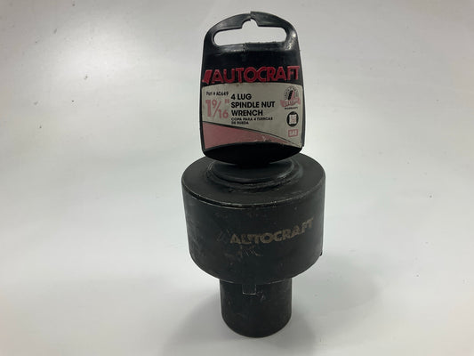 Autocraft AC649 - 1-9/16'' 4 Lug Spindle Nut Wrench Socket