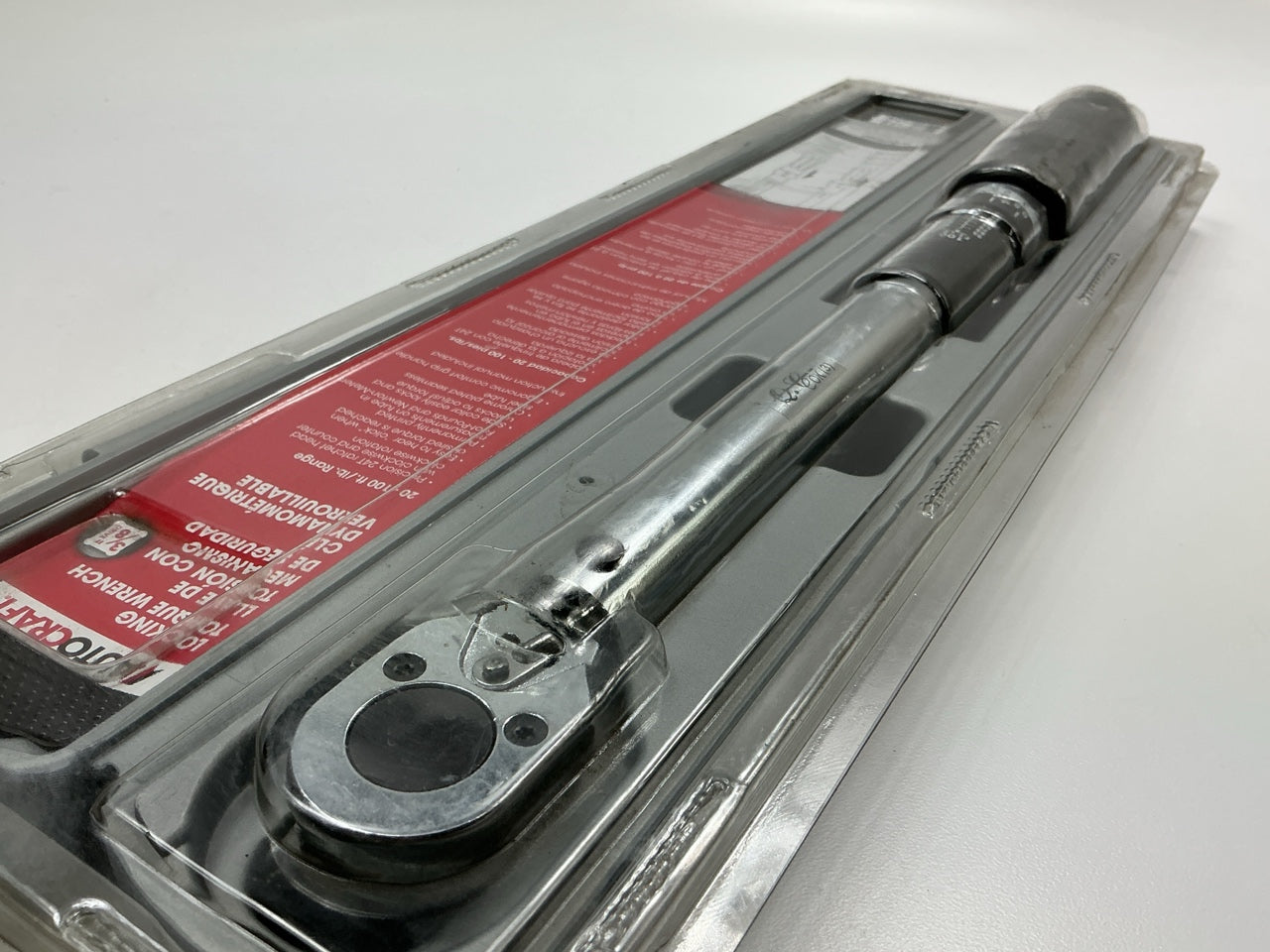 Autocraft AC67 Torque Wrench, 3/8in. Drive, 20-100 Ft./Lbs.