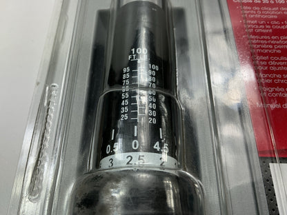 Autocraft AC67 Torque Wrench, 3/8in. Drive, 20-100 Ft./Lbs.