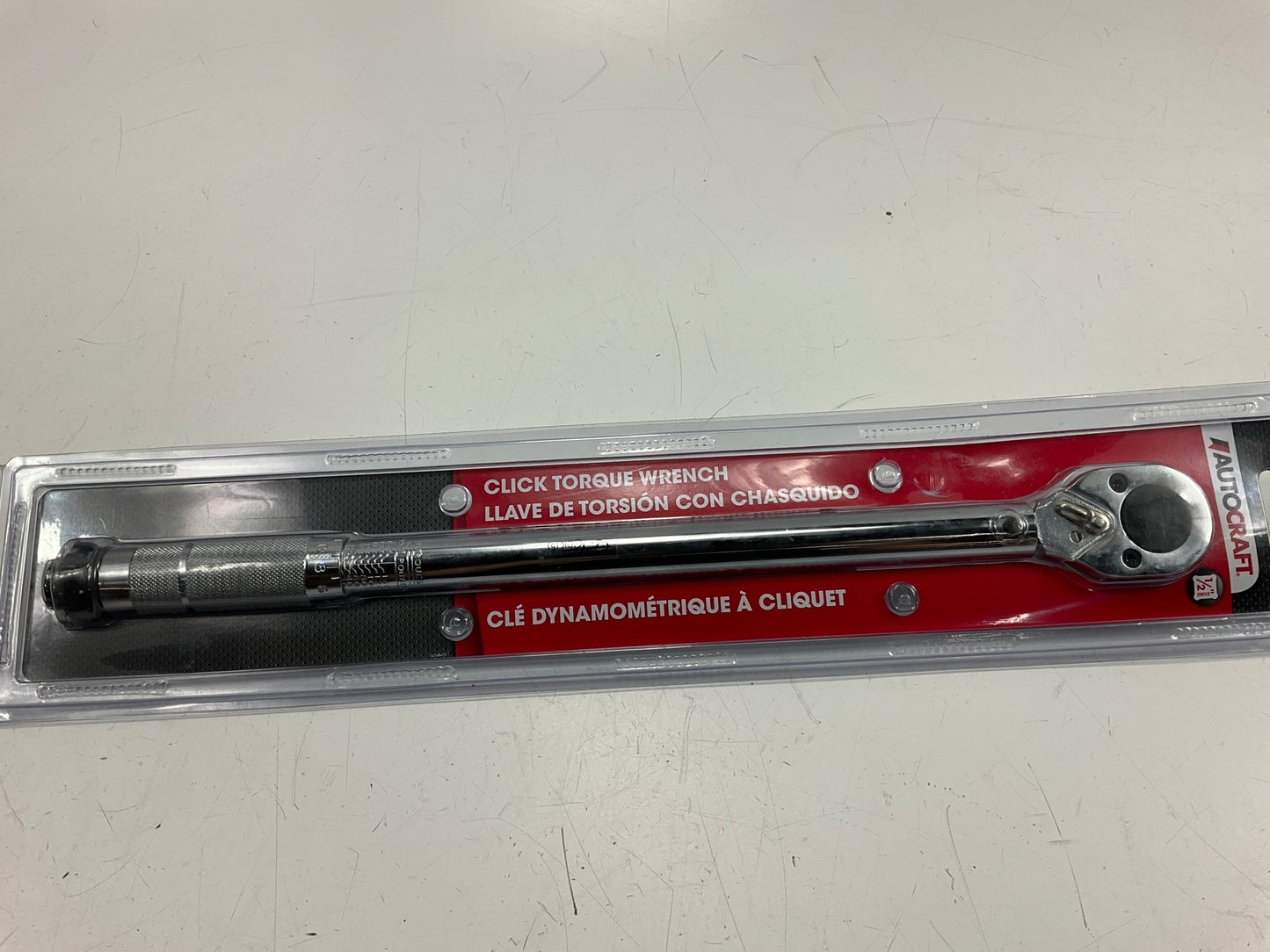 Autocraft AC68 - 1/2'' Drive Click Adjustable Torque Wrench 10-150 In. / Lb Range