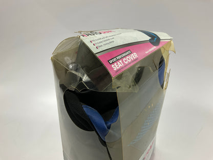 Autocraft AC800001995 Universal Bucket Seat Black/Blue Seat Cover - OPEN BOX