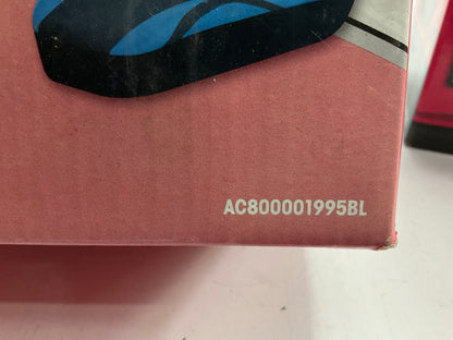 PAIR - Autocraft AC800001995BL Universal Bucket Seat Black/Blue Seat Cover Set