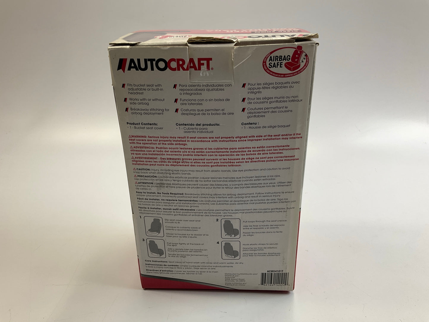 Autocraft AC804101T Seat Cover Set Brown For Bucket Seats