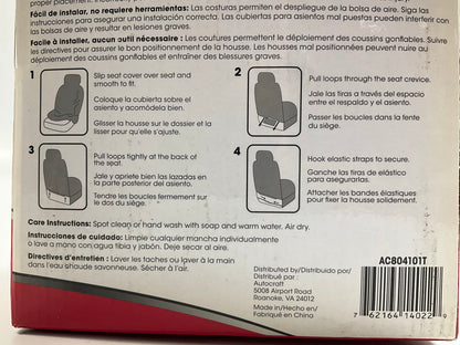 Autocraft AC804101T Seat Cover Set Brown For Bucket Seats