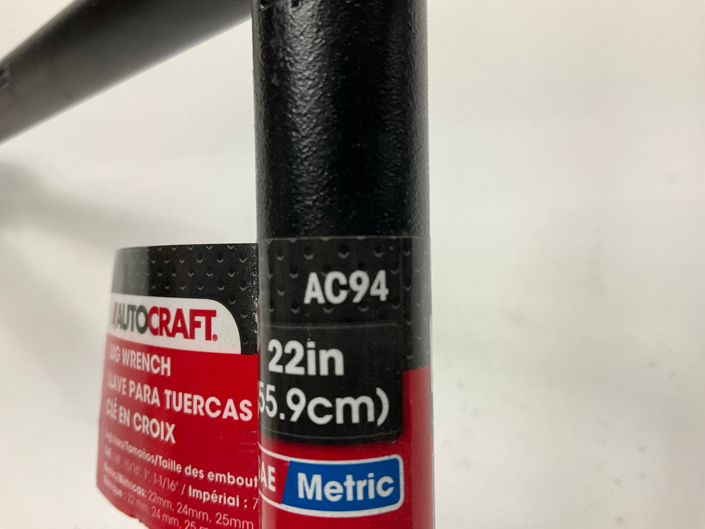 Autocraft AC94 Lug Nut Wrench, SAE & Metric 22mm 24mm 25mm 27mm