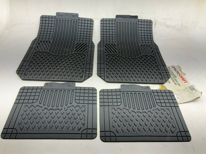 Autocraft AC965B Rubber Floor Mats Set - 4 Pcs