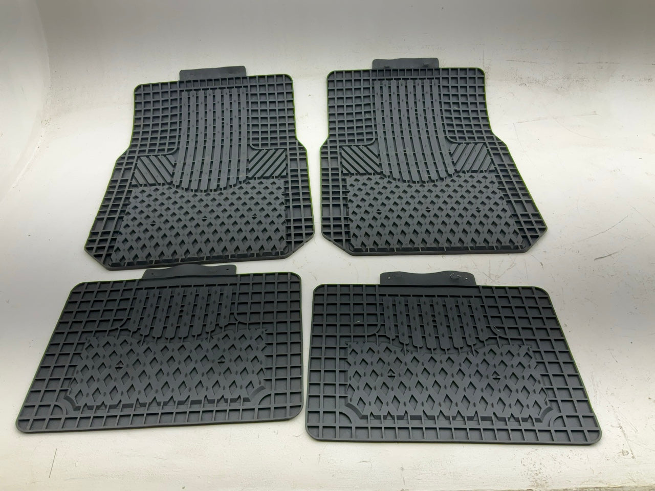 Autocraft AC965B Rubber Floor Mats Set - 4 Pcs