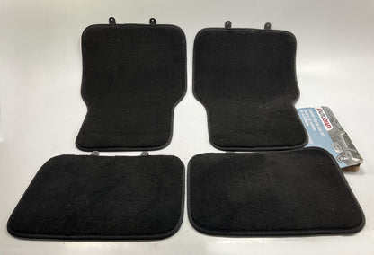 Autocraft ACFS4578B Universal 4-piece Floor Mats Carpet Set: 25.75''x17'' Front
