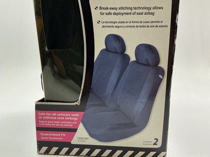 Autocraft E370046 Century Black Low Back Seat Cover - Pack Of 2