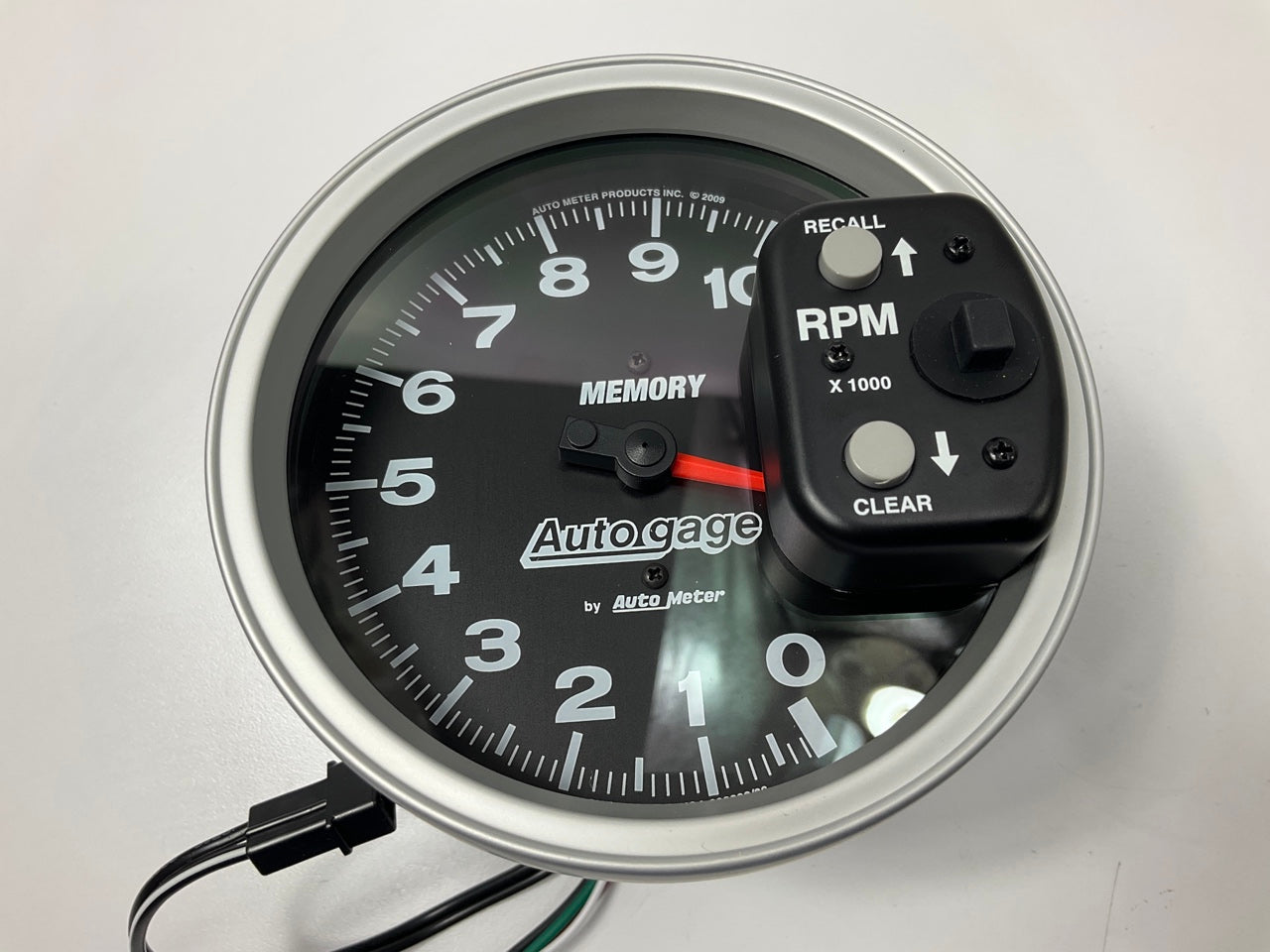 Auto Meter 233902 Autogage Memory Tachometer, 5'' Tach Gauge, 0-10,000 RPM