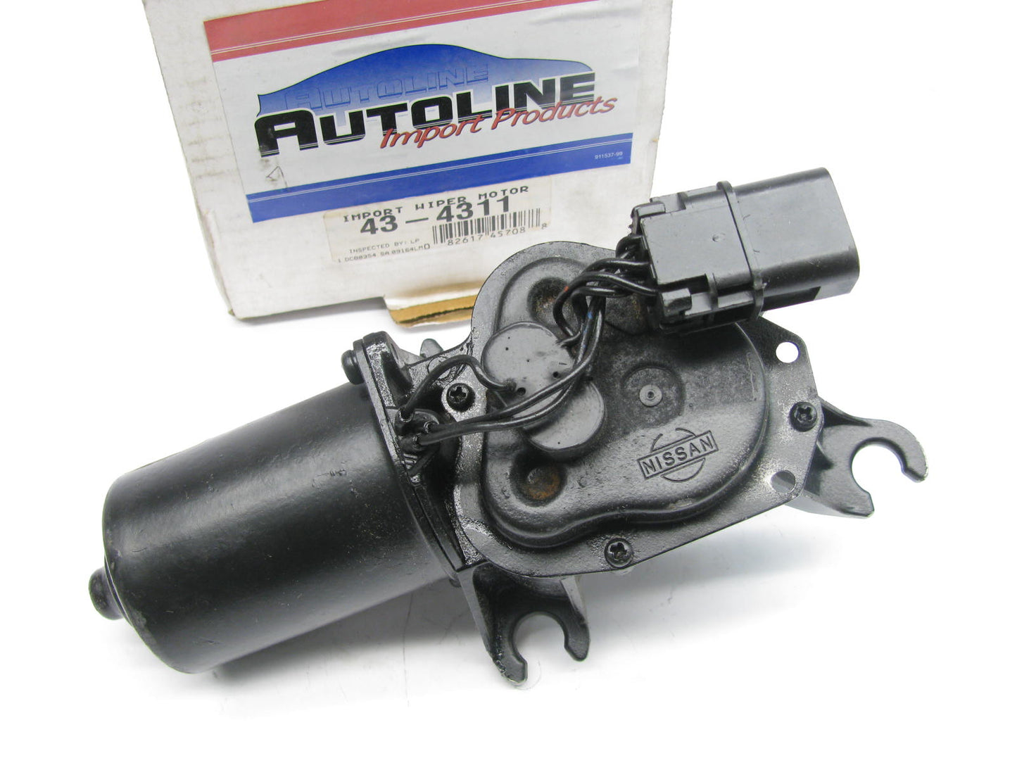 Autoline 43-4311 Reman Windshield Wiper Motor For 1995-1996 Nissan Altima