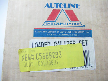 Reman. Autoline C5689293 Front Brake Caliper Set 1985-87 Prelude, 86-89 Integra