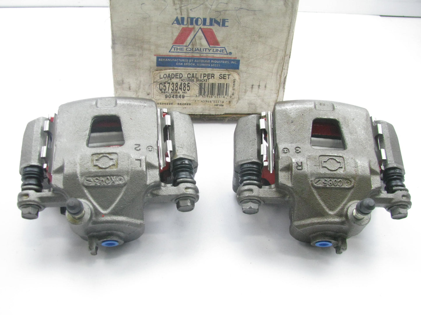 Autoline C5738485 Reman Front Brake Caliper Set For 91-94 Nissan Sentra 91-93 NX