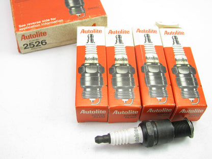 (4) Autolite 2526 Spark Plugs - Copper Resistor for 1981-1985 Mazda RX-7 1.1L