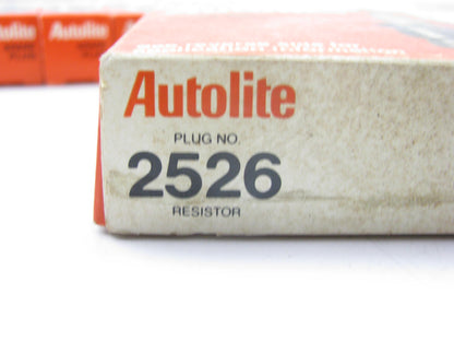 (4) Autolite 2526 Spark Plugs - Copper Resistor for 1981-1985 Mazda RX-7 1.1L