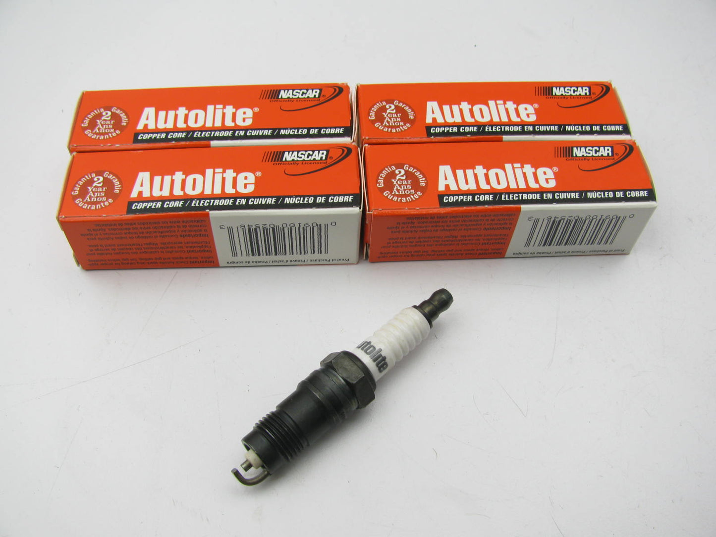 (4) Autolite 2546 Ignition Spark Plugs - Copper Resistor