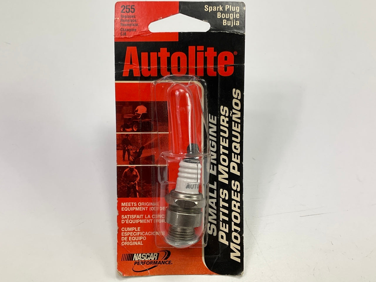 Autolite 255 Outdoor Power Equipment Spark Plug, Replaces # CJ8