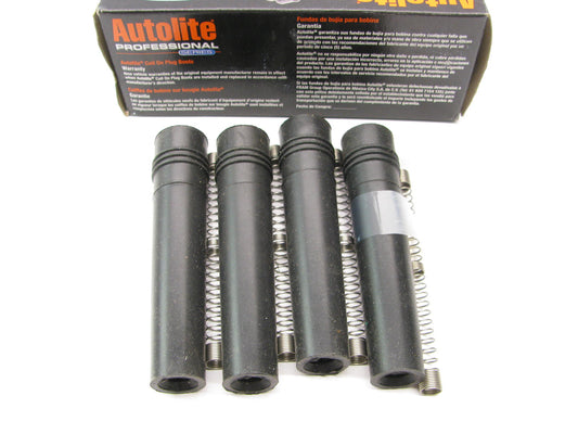 (4) Autolite 35-7014 Coil On Plug Boots For 2000-2006 Jaguar 3.9L 4.0L 4.2L V8