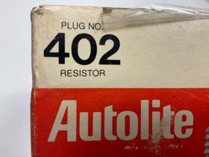 (4) Autolite 402 Spark Plugs