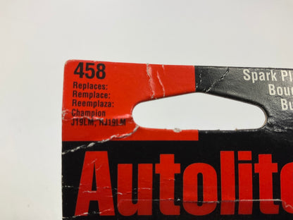 (2) Autolite 458 Small Engine Spark Plug - Replaces J19LM, RJ19LM
