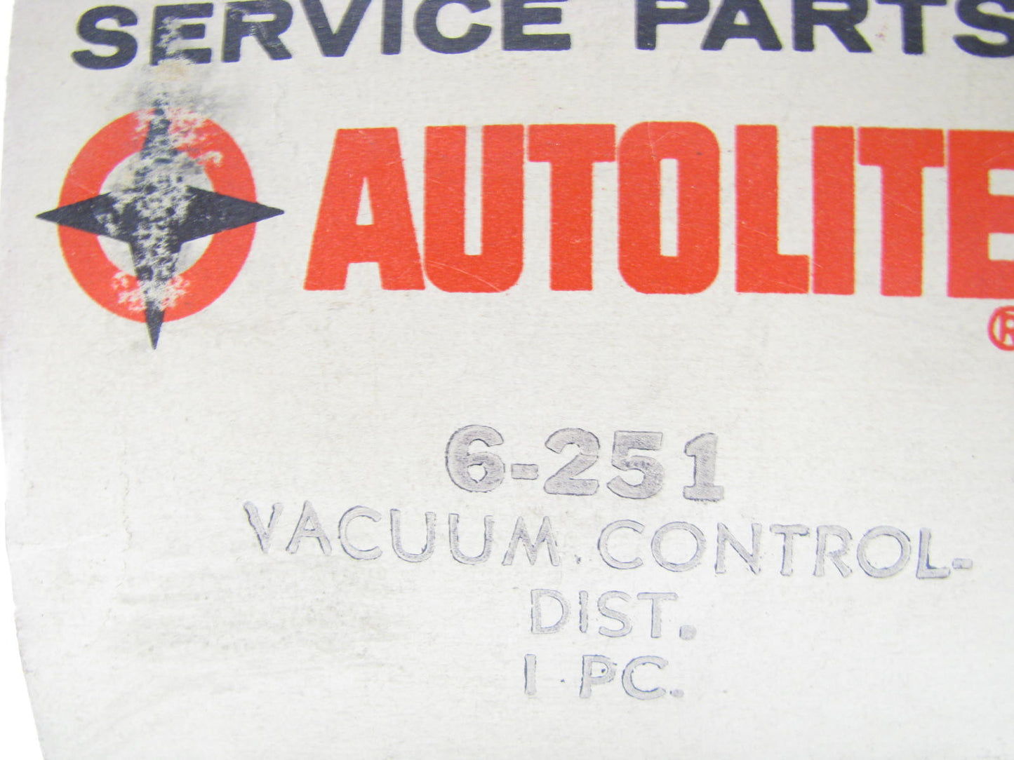 Autolite 6-251 Distributor Vacuum Advance Control - UNKNOWN EXACT FITMENT