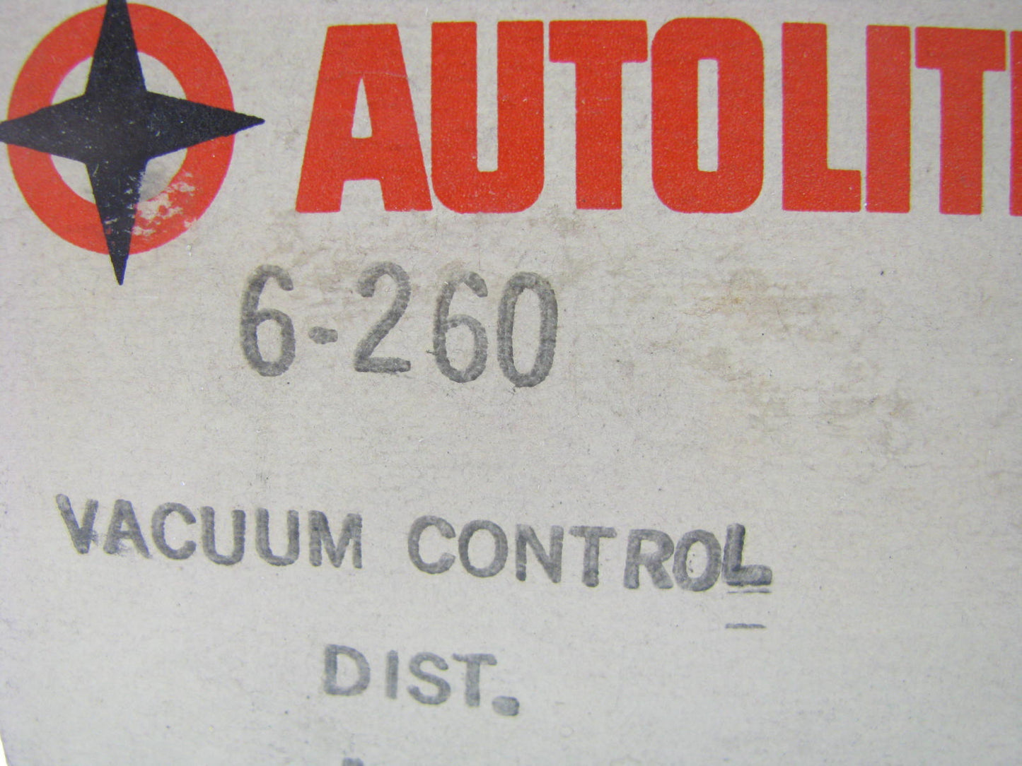 Autolite 6-260 Distributor Vacuum Advance Control - UNKNOWN EXACT FITMENT