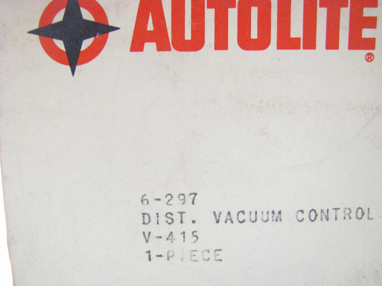 Autolite 6-297 VINTAGE Distributor Vacuum Advance 48-55 Nash 6 Cyl 51-55 Rambler