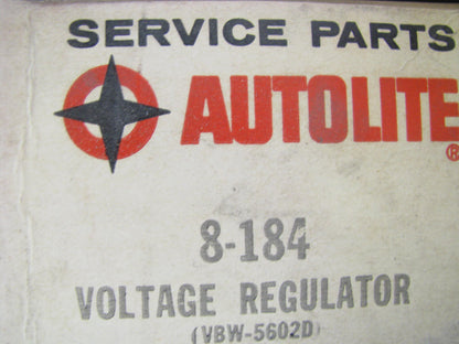 VINTAGE Autolite 8-184 Voltage Regulator - VBW-5602D - UNKNOWN FITMENT