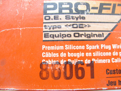 Autolite 86061 Ignition Spark Plug Wire Set For 1983-1986 GM 1.8L I4