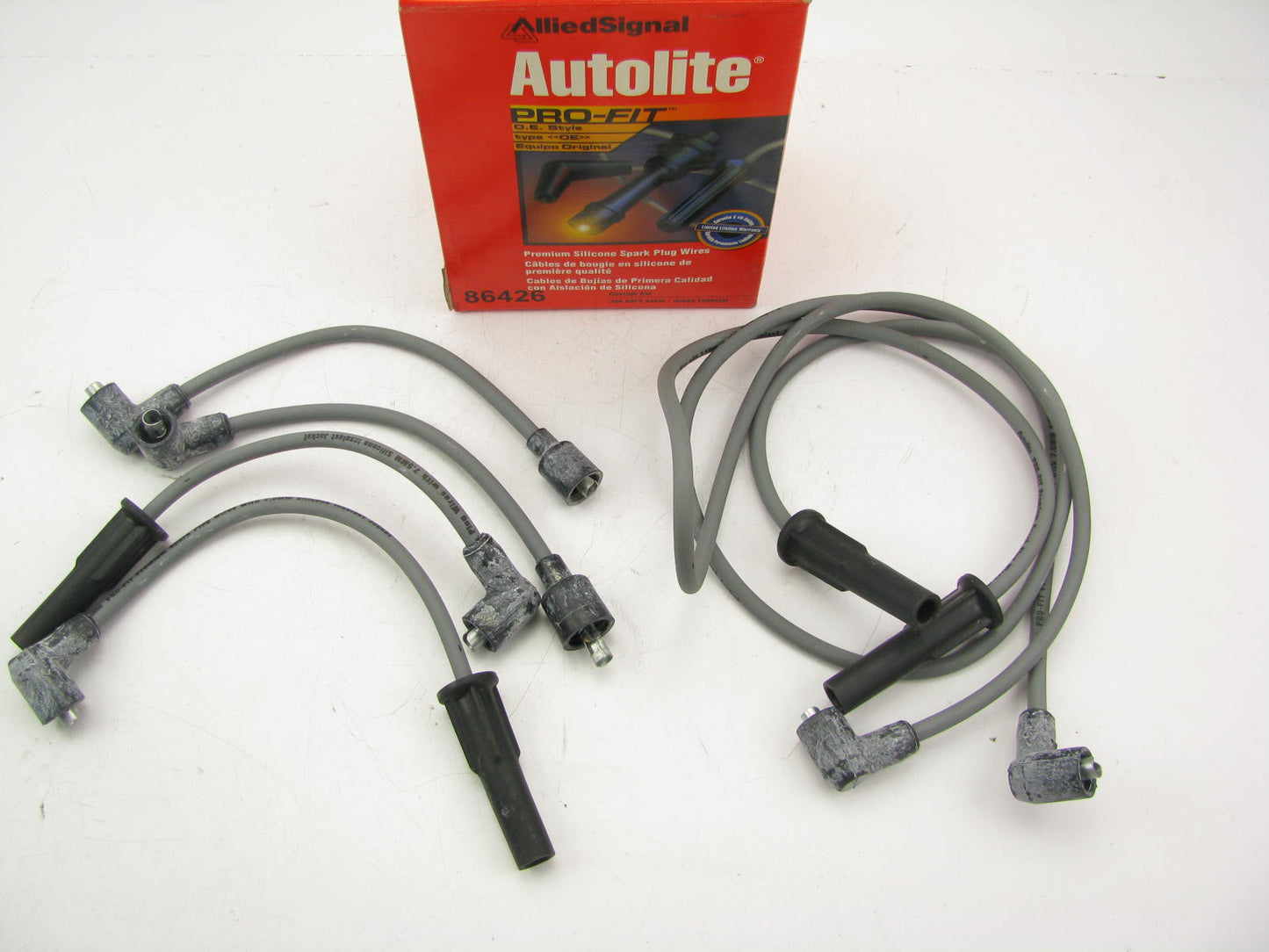 Autolite 86426 Ignition Spark Plug Wire Set For 1985-1989 Subaru 1.8L