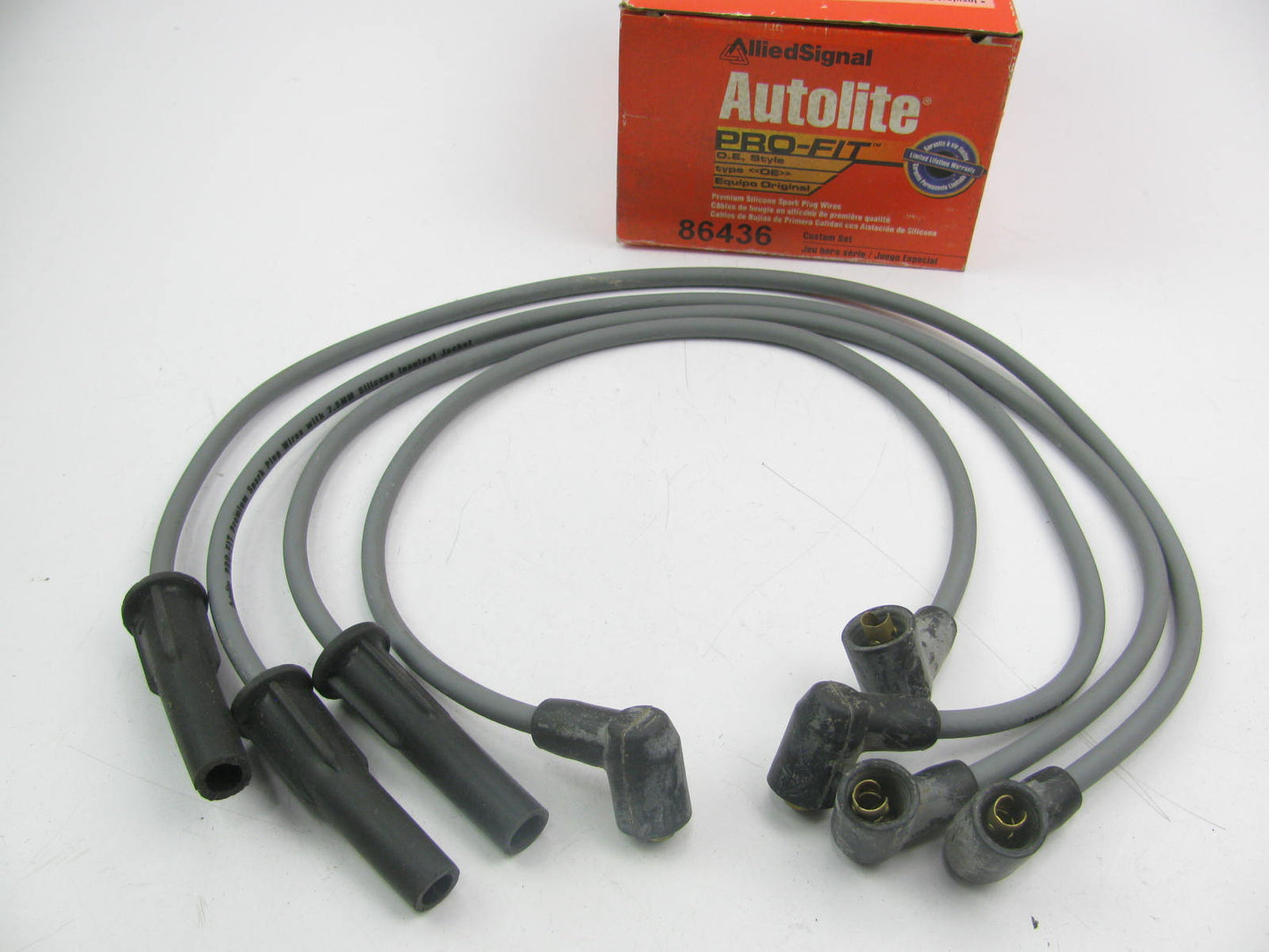 Autolite 86436 Ignition Spark Plug Wire Set For 1985-1988 GM Suzuki 1.0L-L3