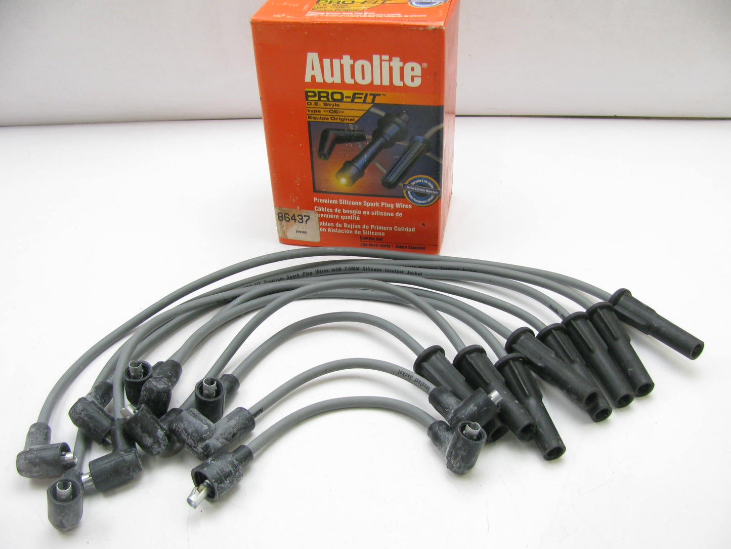 Autolite 86437 Ignition Spark Plug Wire Set For 1986-1988 Nissan Stanza 2.0L I4