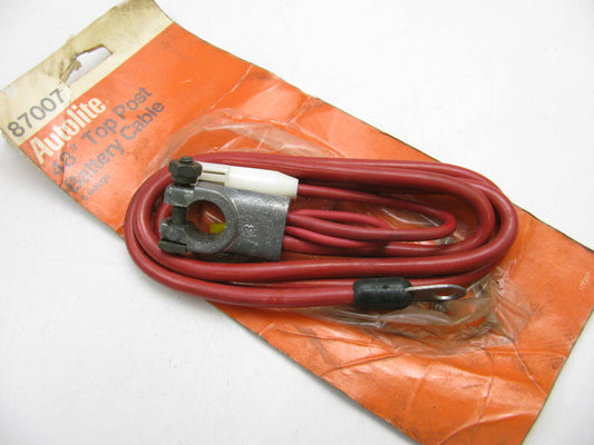 Autolite 87007 Universal Red Top Post Battery Cable, 6 Gauge 48'' Long