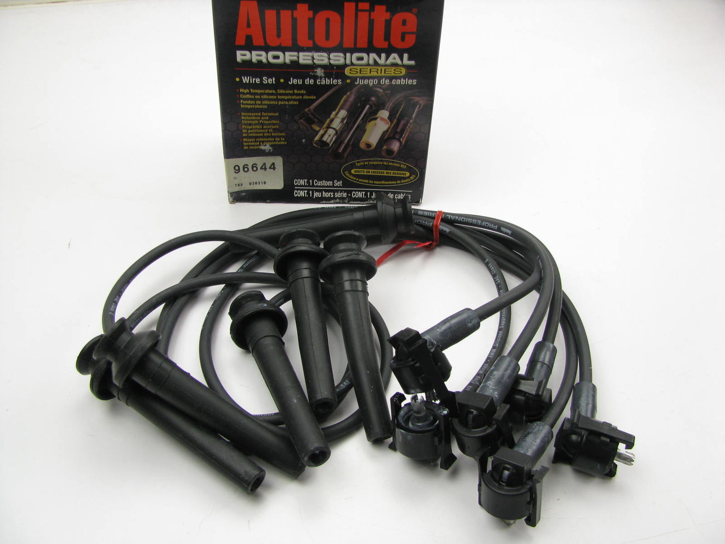 Autolite 96644 Ignition Spark Plug Wire Set - 1995-2000 Ford Mazda 2.5L V6