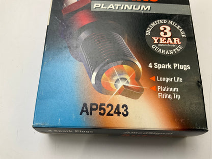 (4) Autolite AP5243 Igniton Spark Plugs - Platinum