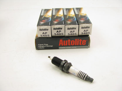 (4) Autolite AP5405 Ignition Spark Plugs - Platinum