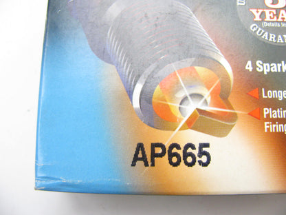 (4) Autolite AP665 Platnium Spark Plugs