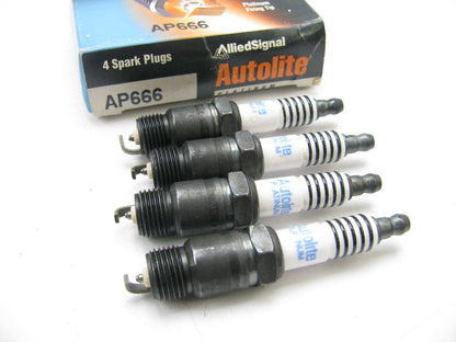 (4) Autolite AP666 Platnium Spark Plugs