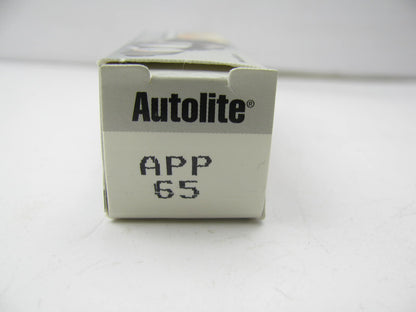 (4) Autolite APP65 Ignition Spark Plugs - Double Platnium