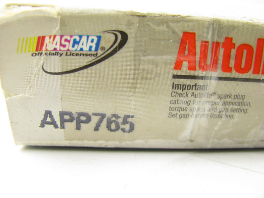 (4) Autolite APP765 Double Platinum Spark Plugs