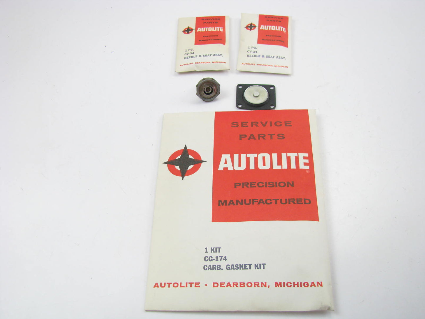 Autolite CT-154 VINTAGE Carburetor Rebuild Kit - Holley Model 4150 4-BBL