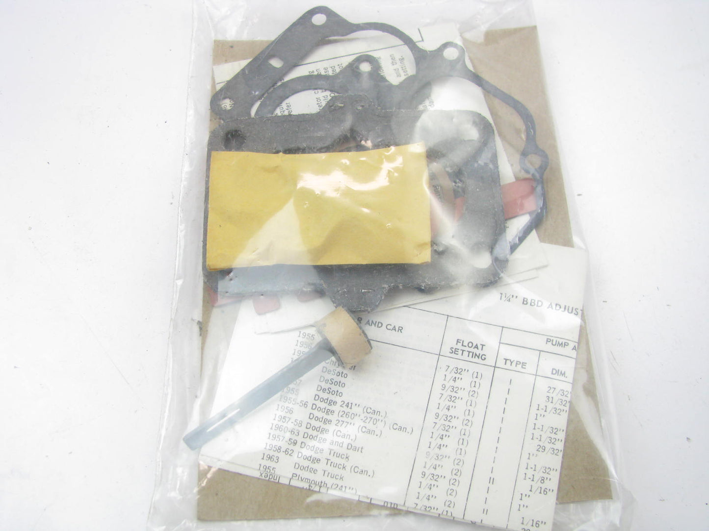 Autolite CT-516 Carburetor Rebuild Kit - EXACT FITMENT UNKNOWN