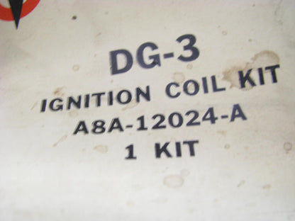 Autolite DG-3 6 Volt 8BA-12029 Ignition Coil Kit 1949-1955 Ford Mercury Lincoln