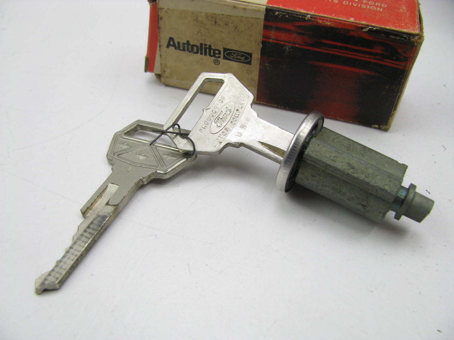 Autolite SW422 Ignition Lock Cylinder & Keys For 65-66 Ford Mustang C5OZ-11582-A